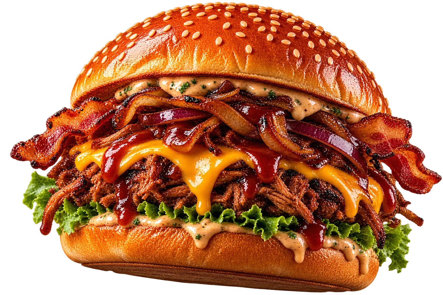 Smoky BBQ burger